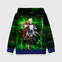 Толстовка-худи детская Кавех - Геншин импакт, цвет: 3D-синий