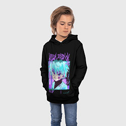 Толстовка-худи детская Хантер Киллуа, цвет: 3D-черный — фото 2