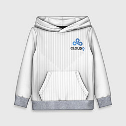 Толстовка-худи детская Cloud9 white, цвет: 3D-меланж