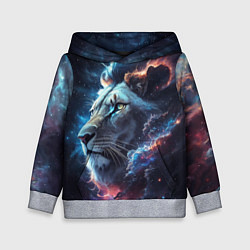 Толстовка-худи детская Galactic lion, цвет: 3D-меланж