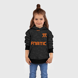 Толстовка-худи детская Форма Fnatic pixels, цвет: 3D-черный — фото 2