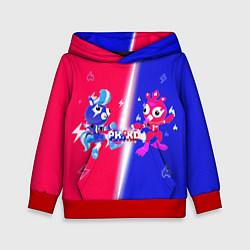 Толстовка-худи детская Нулевая Гравитация PK XD, цвет: 3D-красный
