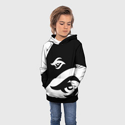 Толстовка-худи детская Форма Team Secret white, цвет: 3D-черный — фото 2