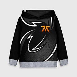 Толстовка-худи детская Fnatic - white line, цвет: 3D-меланж