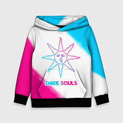 Толстовка-худи детская Dark Souls neon gradient style, цвет: 3D-черный