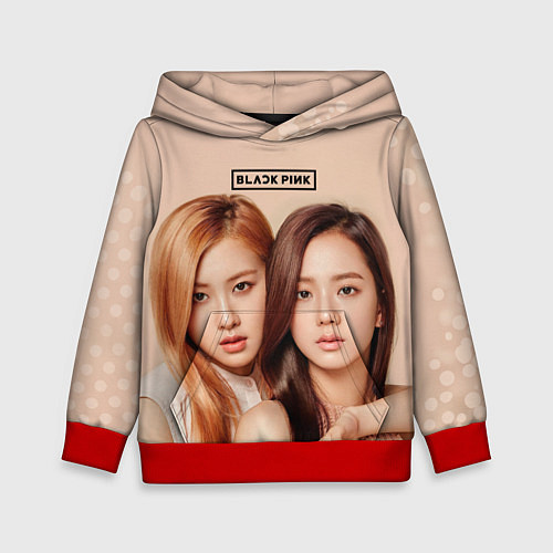 Детская толстовка Blackpink Jisoo and Rose / 3D-Красный – фото 1