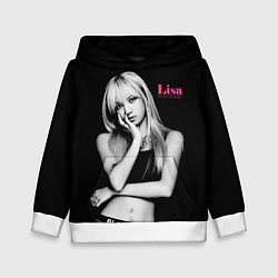 Толстовка-худи детская Lisa Manoban Blackpink, цвет: 3D-белый