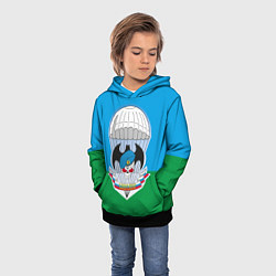 Толстовка-худи детская Спецназ ВДВ, цвет: 3D-черный — фото 2