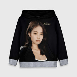 Толстовка-худи детская Blackpink Jennie sportswoman, цвет: 3D-меланж