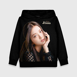 Толстовка-худи детская Blackpink Cute Jisoo Kim, цвет: 3D-черный