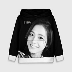 Толстовка-худи детская Blackpink Jisoo in vest, цвет: 3D-белый