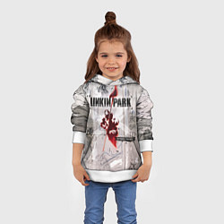 Толстовка-худи детская Linkin Park Hybrid Theory, цвет: 3D-белый — фото 2