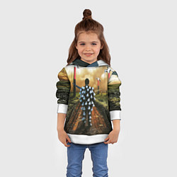 Толстовка-худи детская Pink Floyd Tribute, цвет: 3D-белый — фото 2