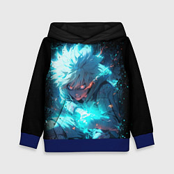 Толстовка-худи детская Аура киллуа - hunter x hunter, цвет: 3D-синий
