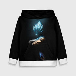 Толстовка-худи детская Vegeta - Dragon ball, цвет: 3D-белый