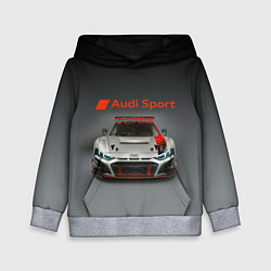 Толстовка-худи детская Audi sport - racing car - extreme, цвет: 3D-меланж