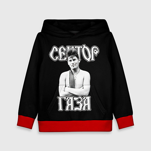 Детская толстовка Сектор Газа и Анархия хой / 3D-Красный – фото 1