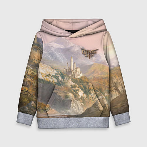 Детская толстовка Baldurs Gate 3 Castle / 3D-Меланж – фото 1