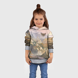 Толстовка-худи детская Baldurs Gate 3 Castle, цвет: 3D-меланж — фото 2