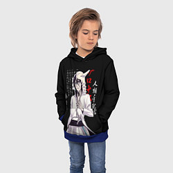 Толстовка-худи детская Улькиорра сиффер - Блич, цвет: 3D-синий — фото 2
