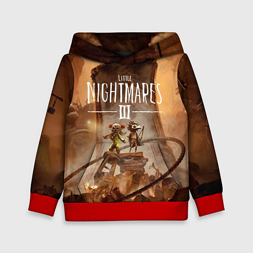 Детская толстовка Герои Little nightmares 3 / 3D-Красный – фото 1