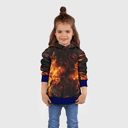 Толстовка-худи детская Fire style, цвет: 3D-синий — фото 2