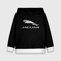 Толстовка-худи детская Jaguar sport brend, цвет: 3D-белый