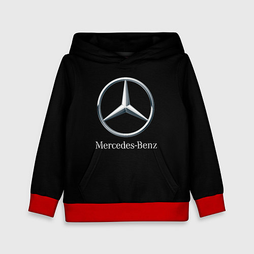 Детская толстовка Mercedes-benz sport auto / 3D-Красный – фото 1