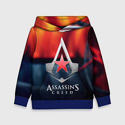 Толстовка-худи детская Assassins Creed ussr, цвет: 3D-синий