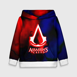 Толстовка-худи детская Assassins Creed fire, цвет: 3D-белый