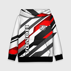 Детская толстовка Honda - red and white