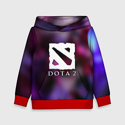 Толстовка-худи детская Dota 2 valve, цвет: 3D-красный