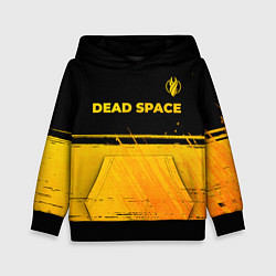 Толстовка-худи детская Dead Space - gold gradient посередине, цвет: 3D-черный