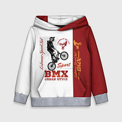 Толстовка-худи детская BMX urban style, цвет: 3D-меланж