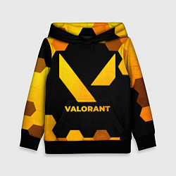 Детская толстовка Valorant - gold gradient