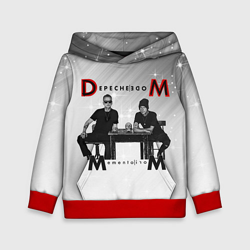Детская толстовка Depeche Mode - Mememto Mori Dave and Martin / 3D-Красный – фото 1