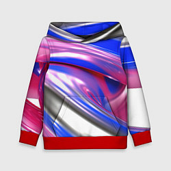 Детская толстовка Вязкая абстракция в фиолетовых оттенках