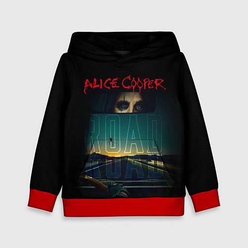 Детская толстовка Album road Alice Cooper / 3D-Красный – фото 1