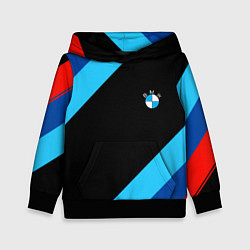 Толстовка-худи детская BMW line, цвет: 3D-черный