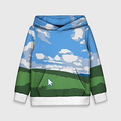 Толстовка-худи детская Новый уродливый свитер от майков, цвет: 3D-белый