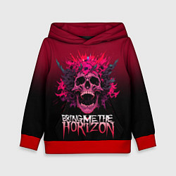 Толстовка-худи детская Bring Me the Horizon - rock band, цвет: 3D-красный