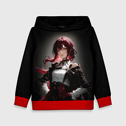 Толстовка-худи детская Хонкай- Кафка, цвет: 3D-красный