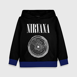 Толстовка-худи детская Nirvana Inferno, цвет: 3D-синий