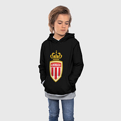 Толстовка-худи детская Monaco fc, цвет: 3D-меланж — фото 2