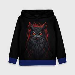 Толстовка-худи детская Evil owl, цвет: 3D-синий
