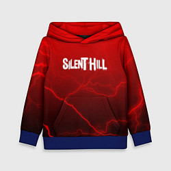 Толстовка-худи детская Silent Hill storm abstraction, цвет: 3D-синий