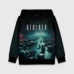 Толстовка-худи детская S T A L K E R - City, цвет: 3D-черный