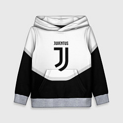 Толстовка-худи детская Juventus black geometry sport, цвет: 3D-меланж