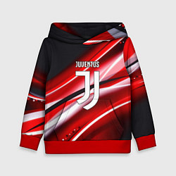 Толстовка-худи детская Juventus geometry sport line, цвет: 3D-красный