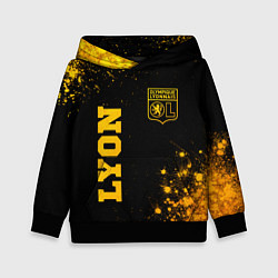 Детская толстовка Lyon - gold gradient вертикально